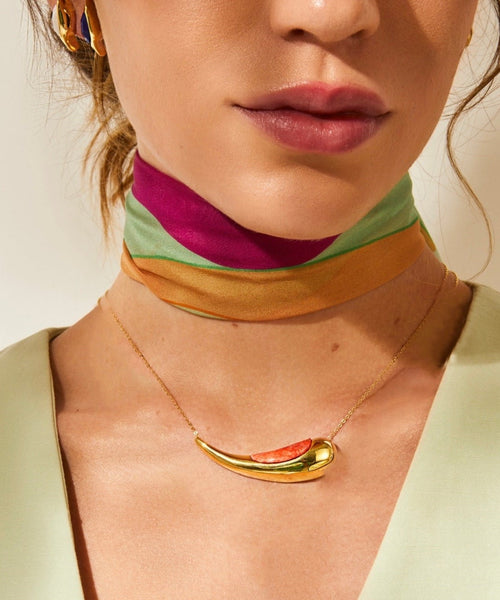 Liberdade Necklace - Orange