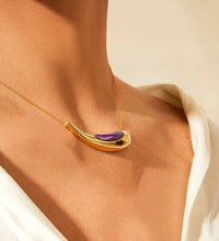 Liberdade Necklace - purple