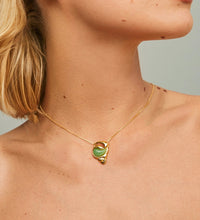 Ciclone Necklace - Green Quartz Small